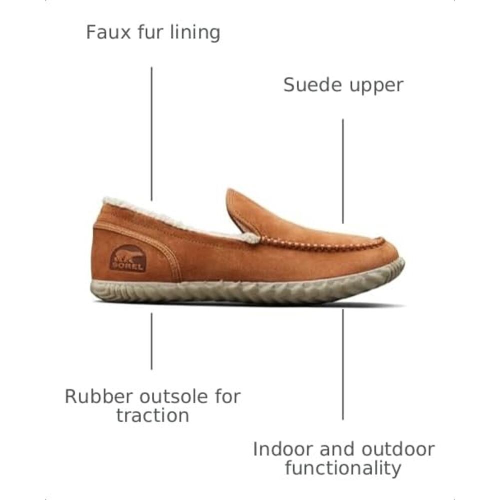 NWT SOREL Men's Dude Moc Slipper - Elk - 10 US - Picture 2 of 7